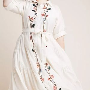 Embroidery detail dress